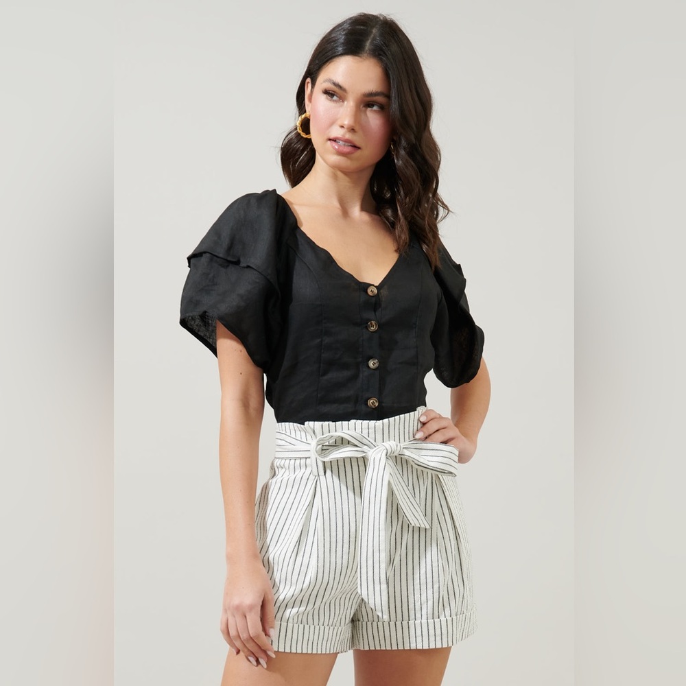 Sugar Lips Mirabelle Puff Sleeve Top